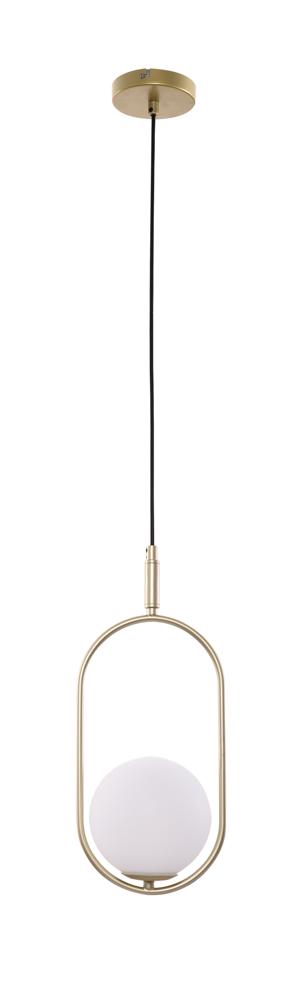 CORDEL lampa wisząca 1x28W G9 mosiądz