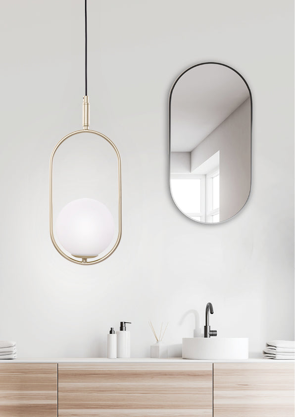 CORDEL lampa wisząca 1x28W G9 mosiądz