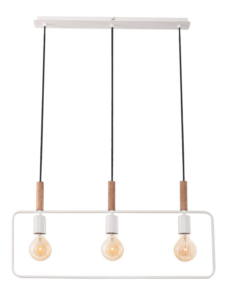 FRAME lampa wisząca 3x60W E27 biały