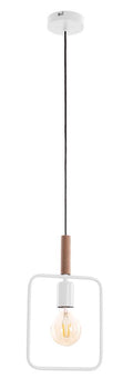 FRAME lampa wisząca 1x60W E27 biały