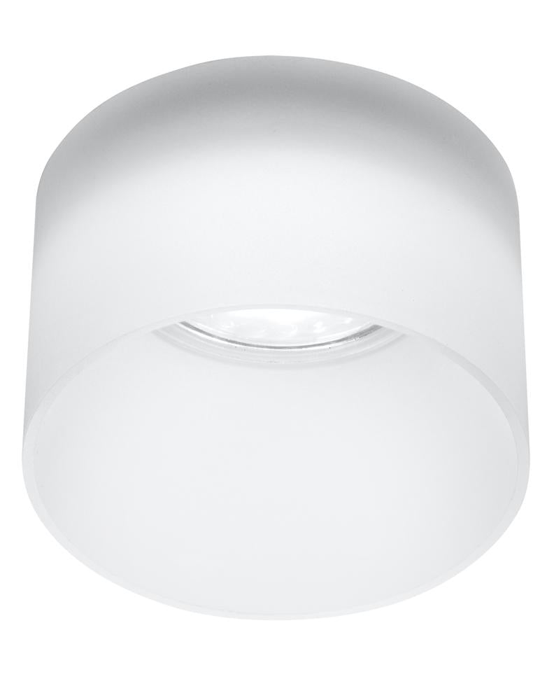 lampa sufitowa tuba GU10 mrożony śr. 7,8 cm