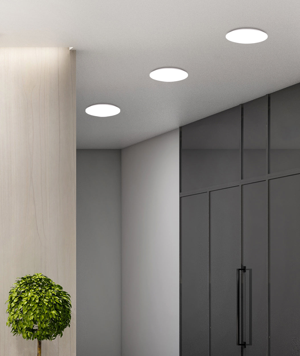 lampa sufitowa mega plafon 23 12W LED 4000k biały