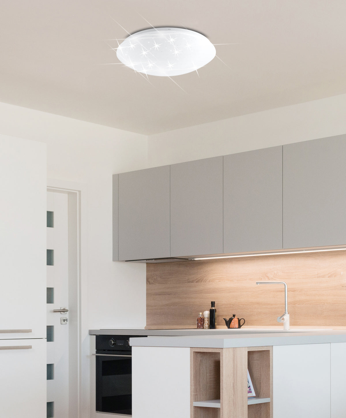 MAGNUS lampa sufitowa plafon 36W LED 49cm klosz biały 4000k