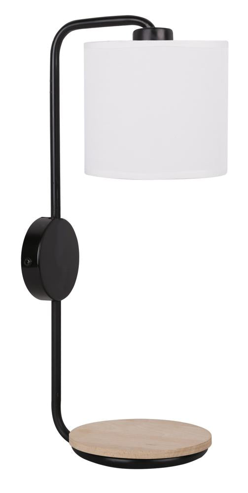 lampa alpine kinkiet 1x40W E14 czarny