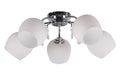 ZACHERA lampa sufitowa 5x40W E27 biały