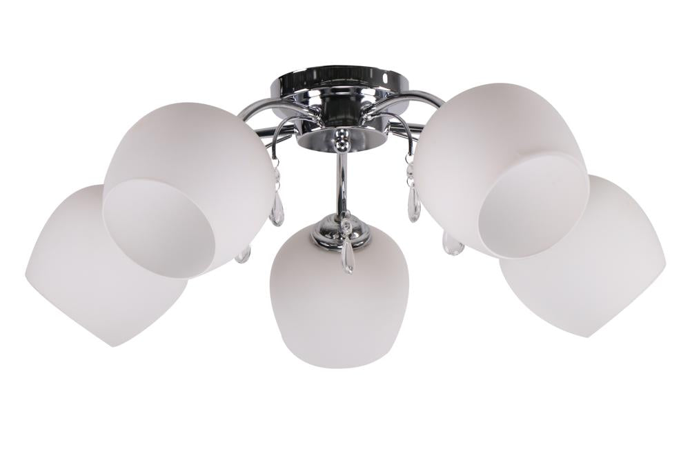 ZACHERA lampa sufitowa 5x40W E27 biały