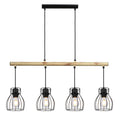 BERNITA lampa wisząca 4x60W E27 czarny