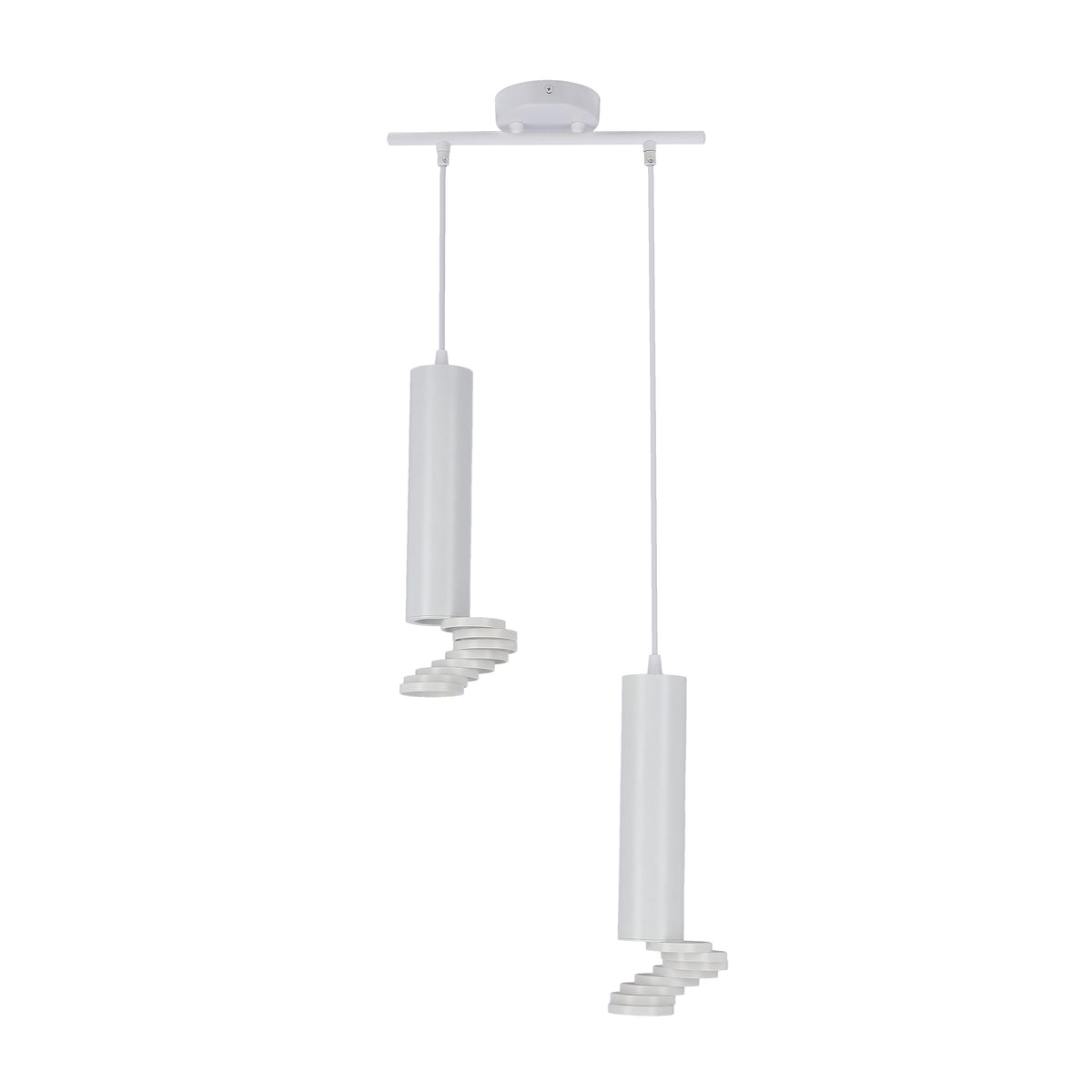 lampa wisząca tuba 2x50W GU10 6/30 biały