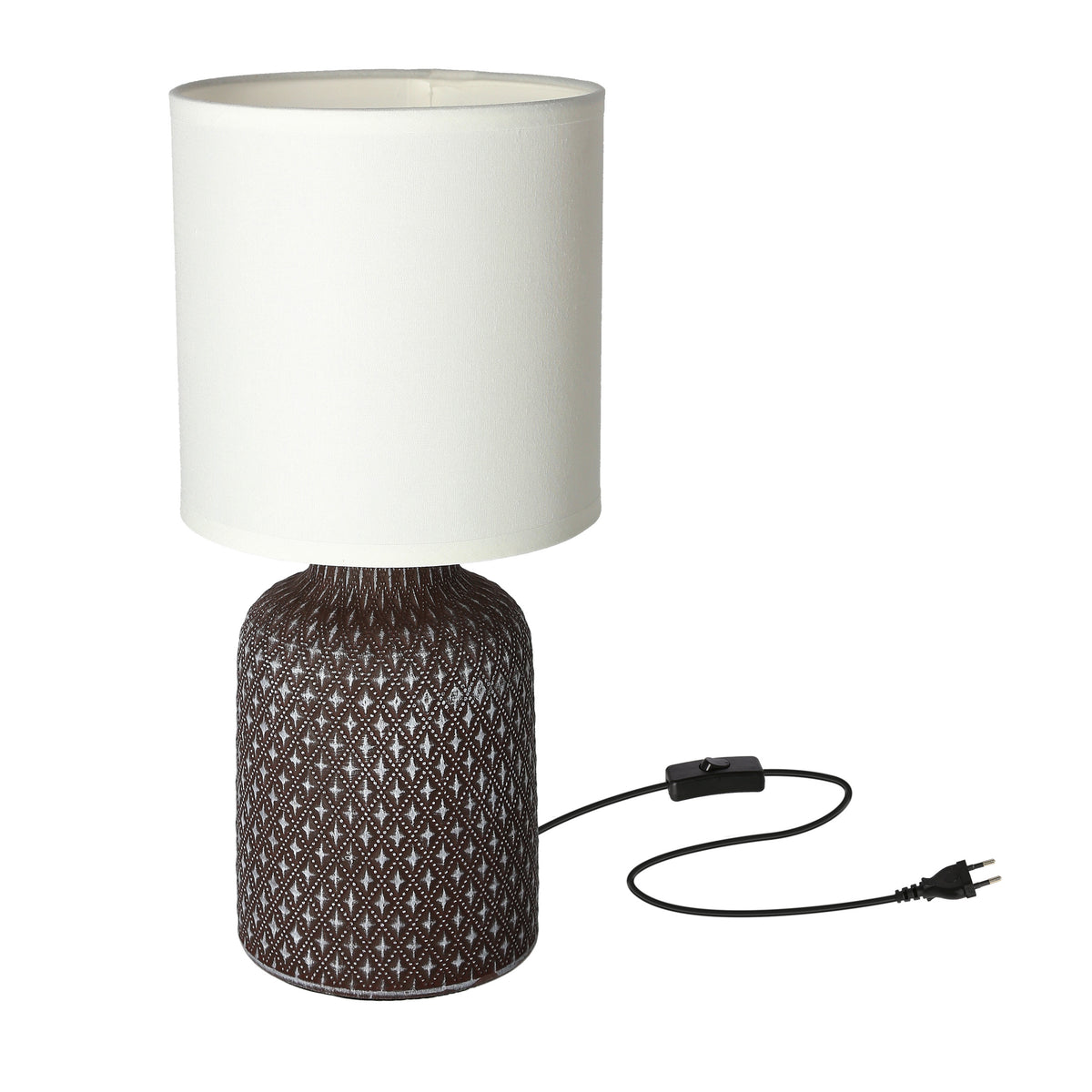 INER lampa gabinetowa 1x40W E14 brązowy