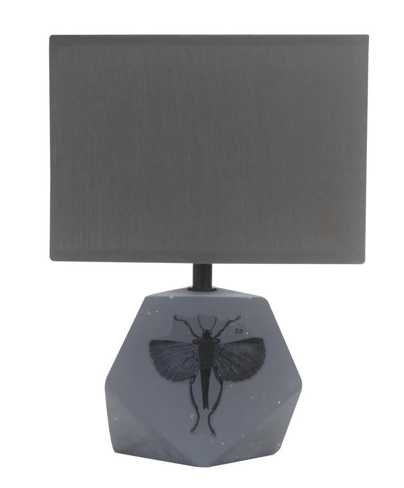 ANIMI lampa gabinetowa 1x40W E14 ciemny szary