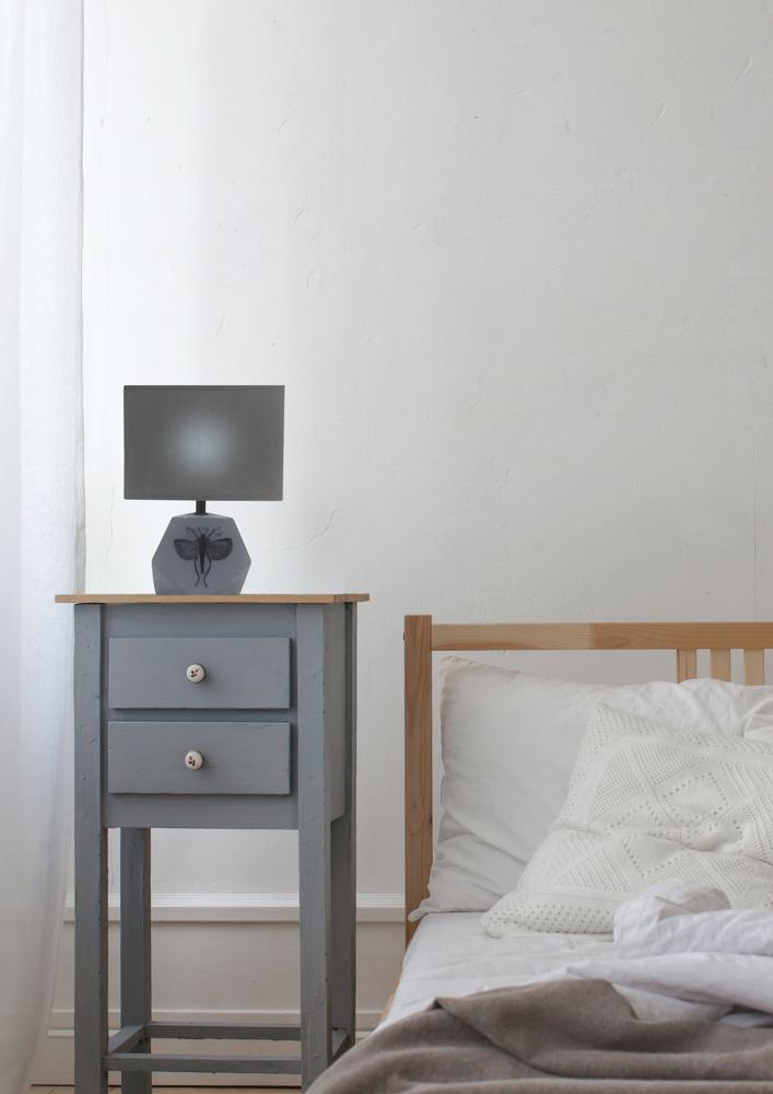 ANIMI lampa gabinetowa 1x40W E14 ciemny szary