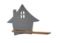 House lampa kinkiet 4W LED 4000k kl iq kids szary