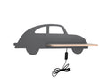 CAR lampa kinkiet 5W LED 4000k wp iq kids z przewodem z wł. i wtyczką szary