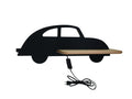 CAR lampa kinkiet 5W LED 4000k wp iq kids z przewodem z wł. i wtyczką czarny