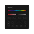 Panel naścienny dotykowy 4-strefowy RGB+CCT czarny