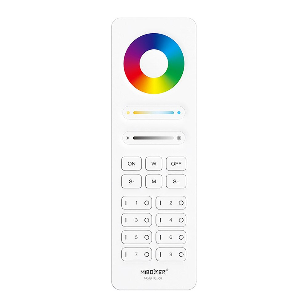 Mi-light Pilot C8 8-Strefowy Taśma LED RGBCCT z uchwytem Magnetycznym biały
