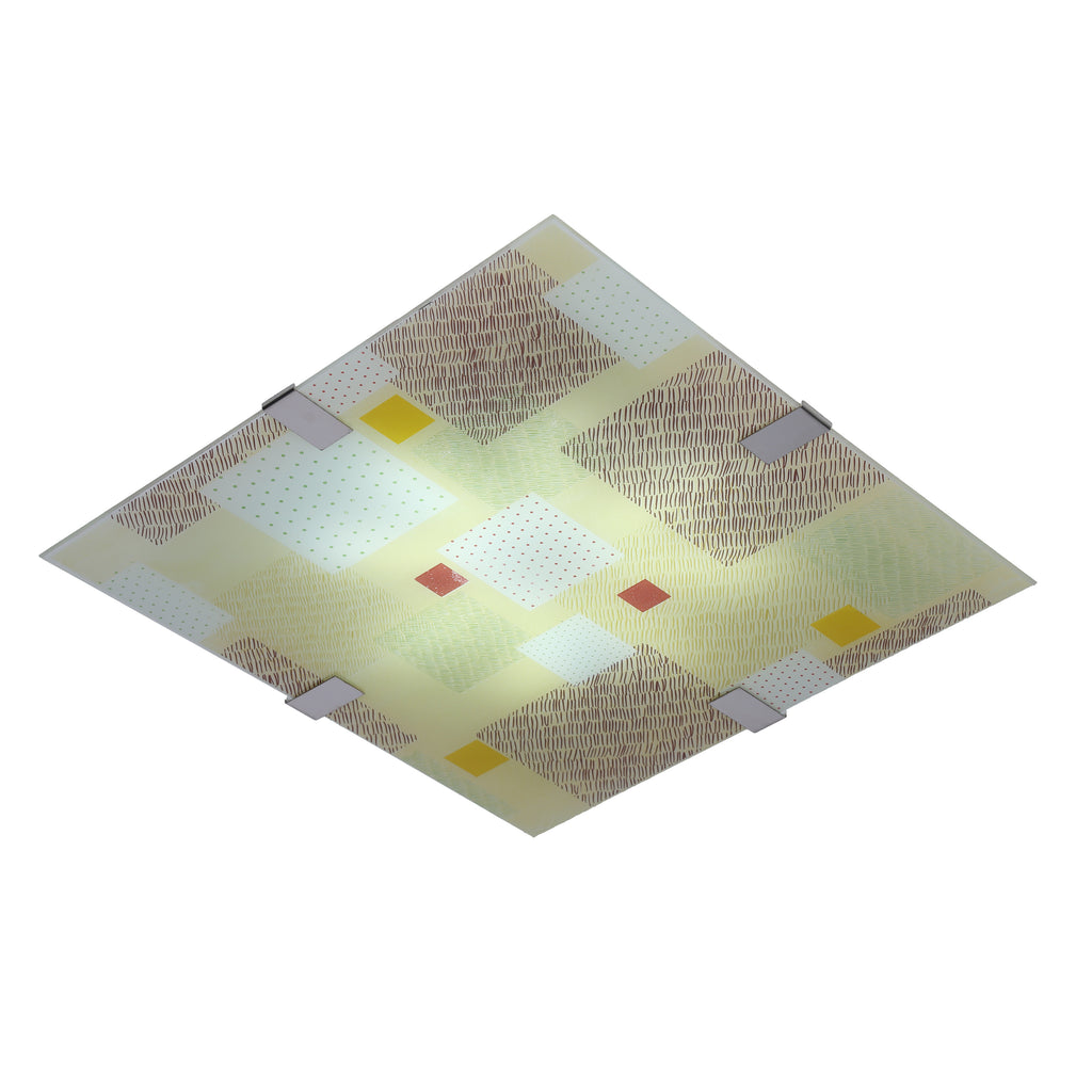 AMBIENTE lampa sufitowa plafon 40x40 16W LED multi kolor 6500k