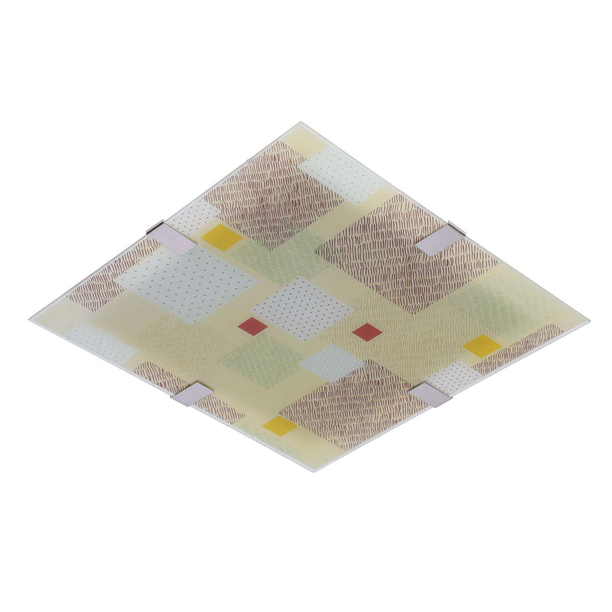 AMBIENTE lampa sufitowa plafon 40x40 16W LED multi kolor 6500k