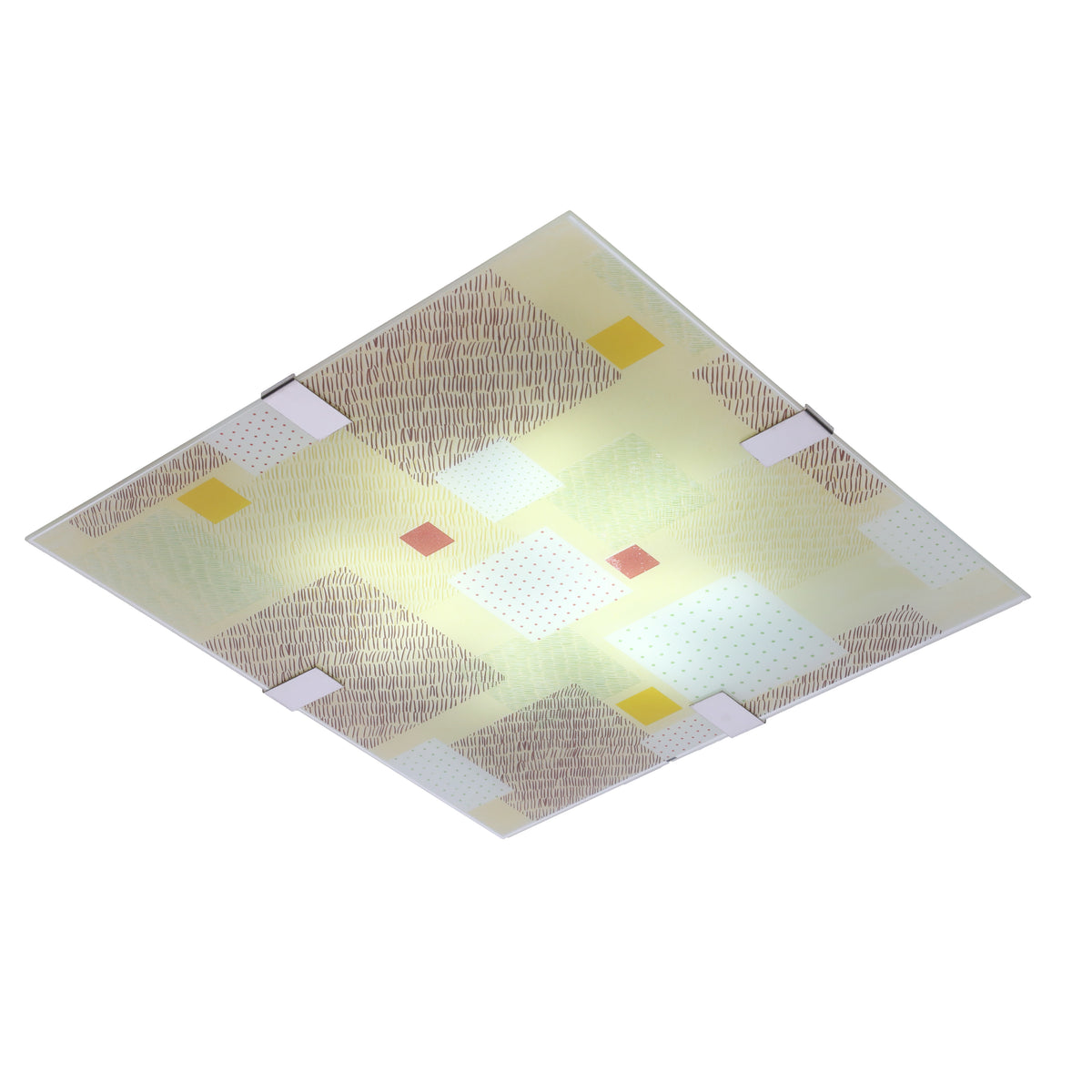 AMBIENTE lampa sufitowa plafon 40x40 16W LED multi kolor 6500k