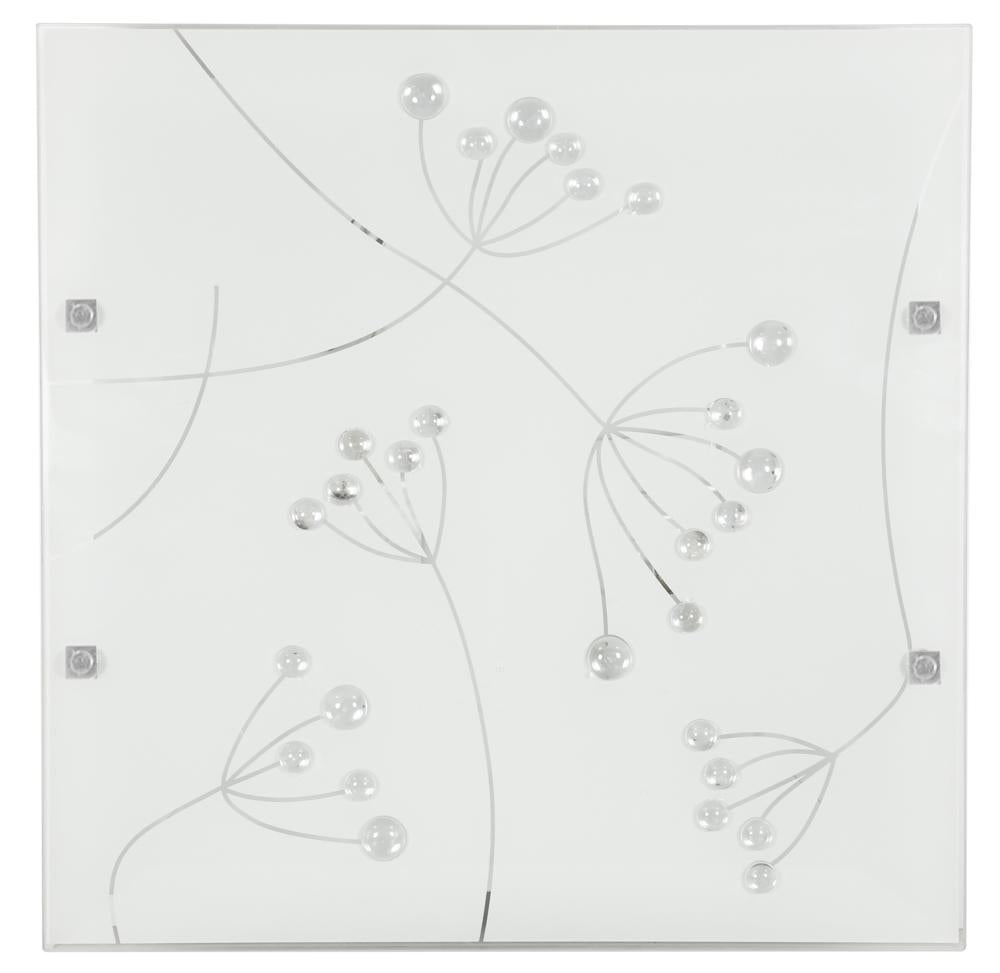 ARTY lampa sufitowa plafon 40x40 16W LED kryształki 6500k
