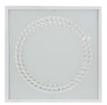 LUX lampa sufitowa plafon 29x29 16W LED 4000k satyna duży ring