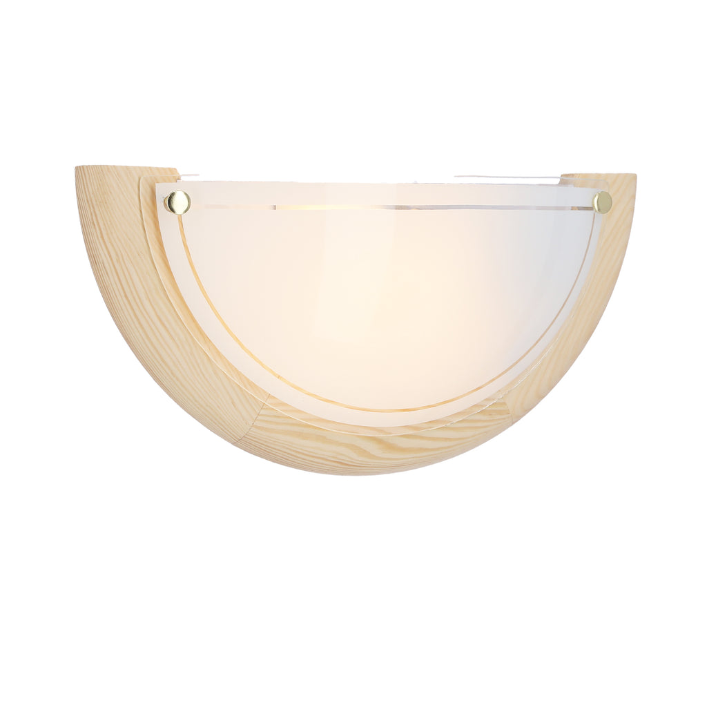 1030 lampa sufitowa plafon1/2 drewno standard 1x60W E27 sosna
