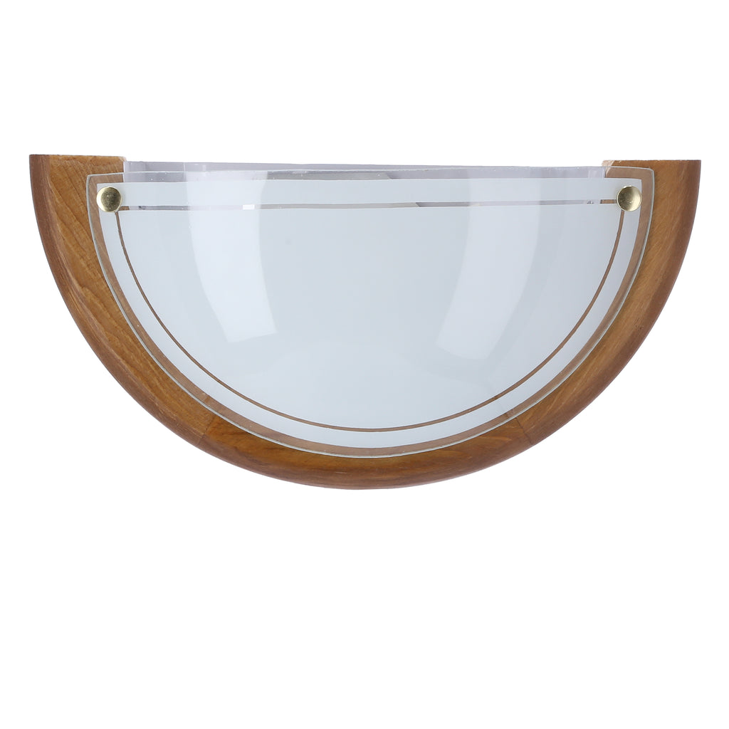 1030 lampa sufitowa plafon1/2 drewno standard 1x60W E27 dąb