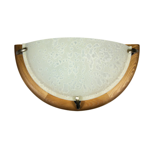 010 lampa sufitowa plafon1/2 30 ditrevi 1x60W beż drewno