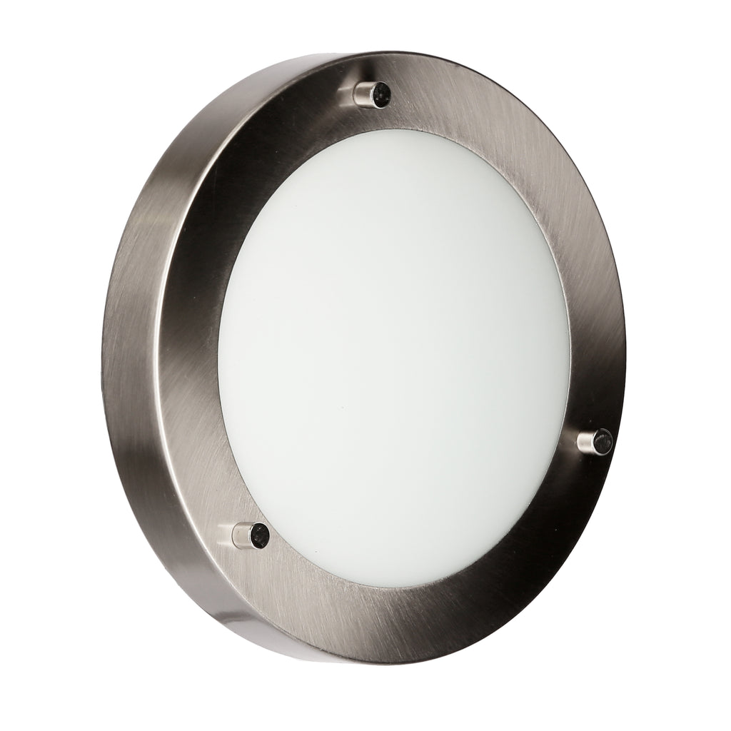 AQUILA lampa sufitowa plafon 18 1x40W G9 satyna nikiel IP44 (bż)