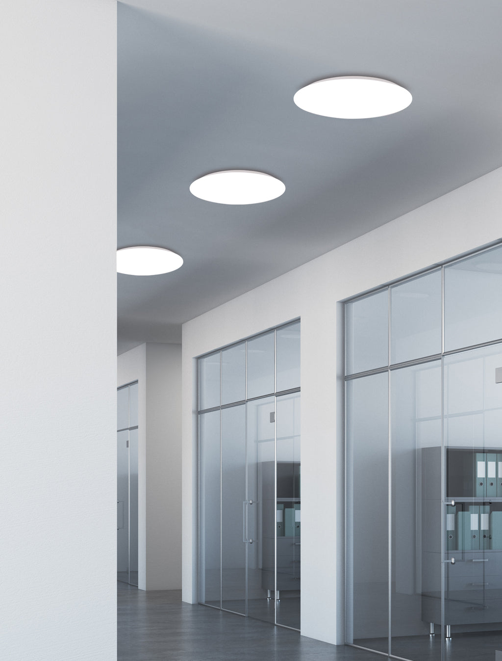 lampa sufitowa mega plafon 28 18W LED 4000k biały