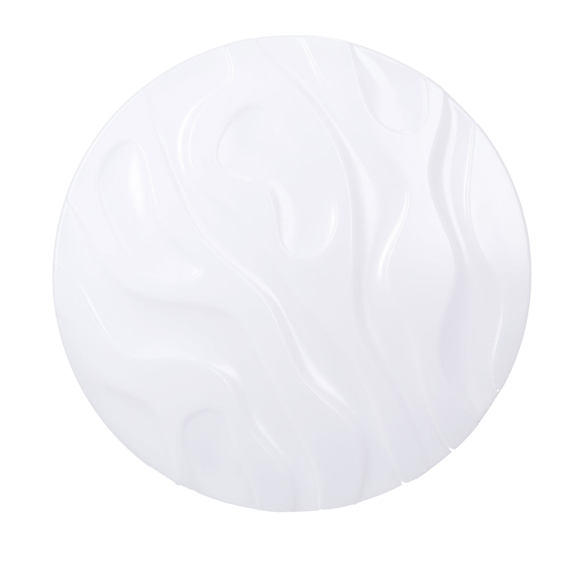 Nevada lampa sufitowa plafon biały 24W LED 38,5 cm klosz biały efect sky