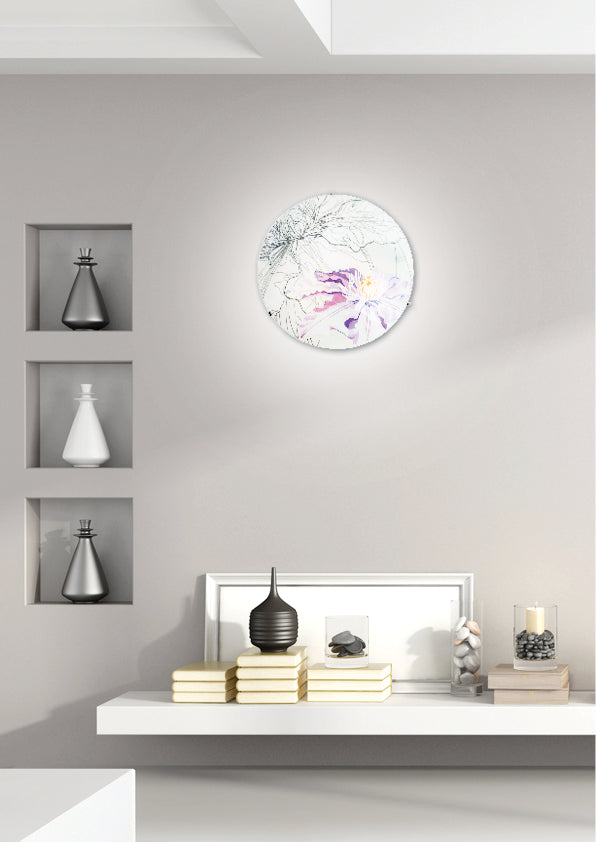 SPRING lampa sufitowa plafon 30 1x60W E27 fioletowy