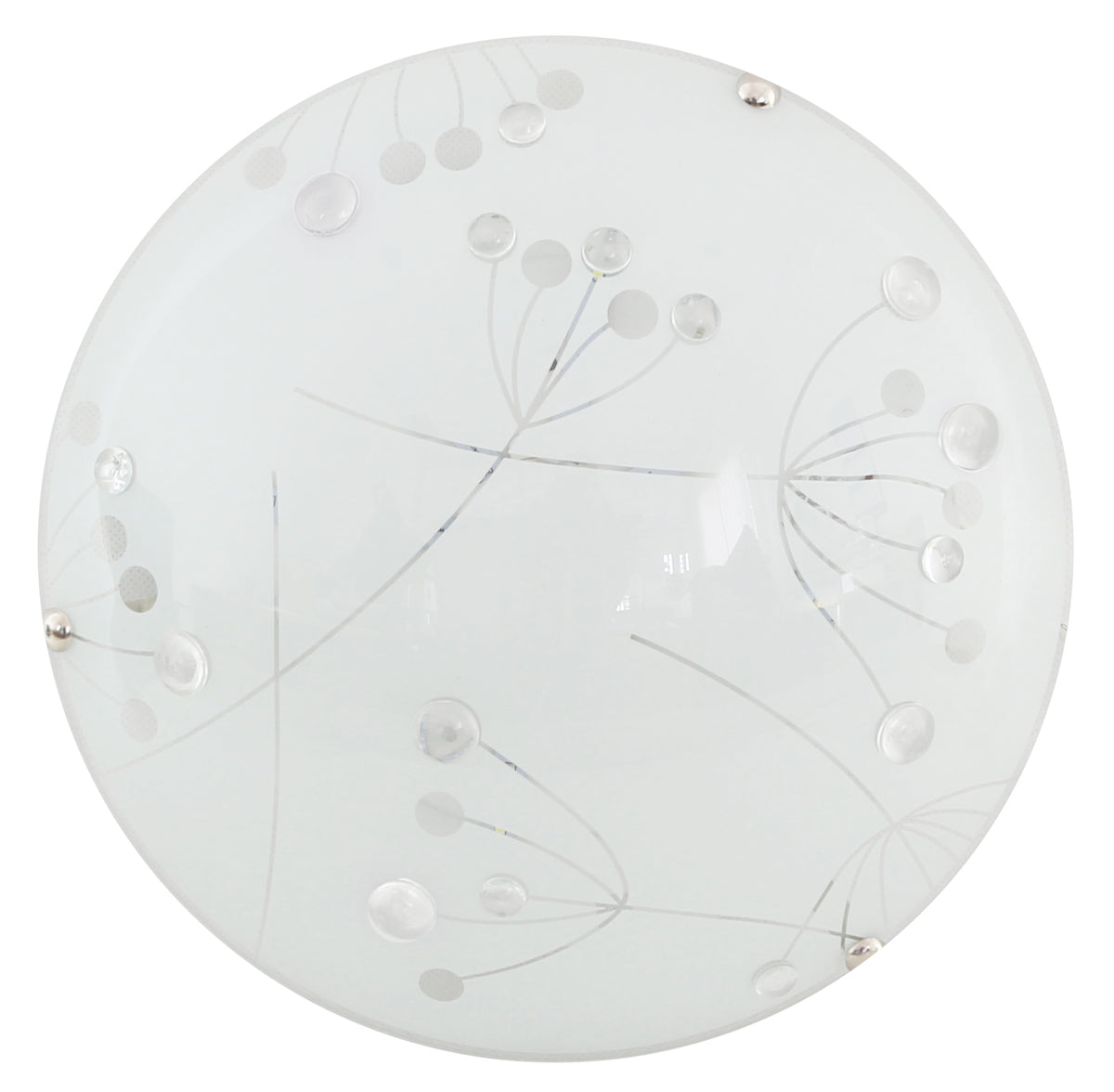FLORAL plafon 30 1x10W LED 4000k transparentny