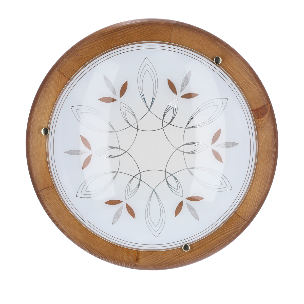 RUSTICA lampa sufitowa plafon 40 drewno standard 1x60 w E27 dąb
