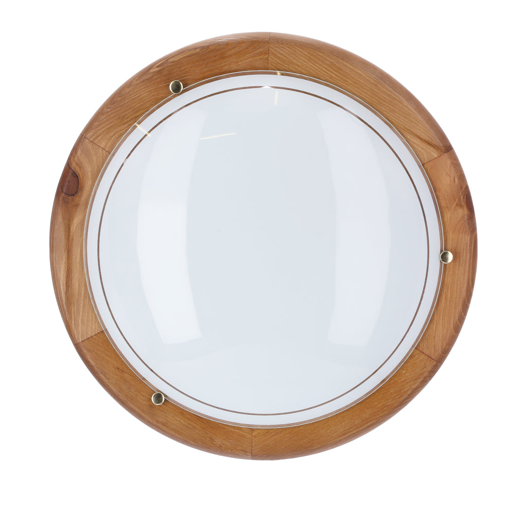 1030 lampa sufitowa plafon40 drewno standard 2x60W E27 dąb
