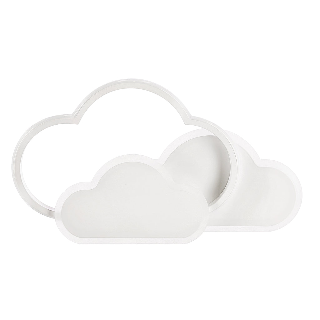 OBLACI lampa sufitowa plafon złoty 24W LED 2800-6500K maskownica biała z pilotem