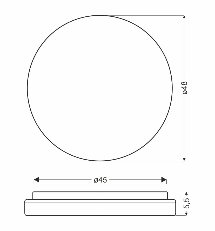 lampa sufitowa gandava plafon 36W LED biało drewniany 4000k