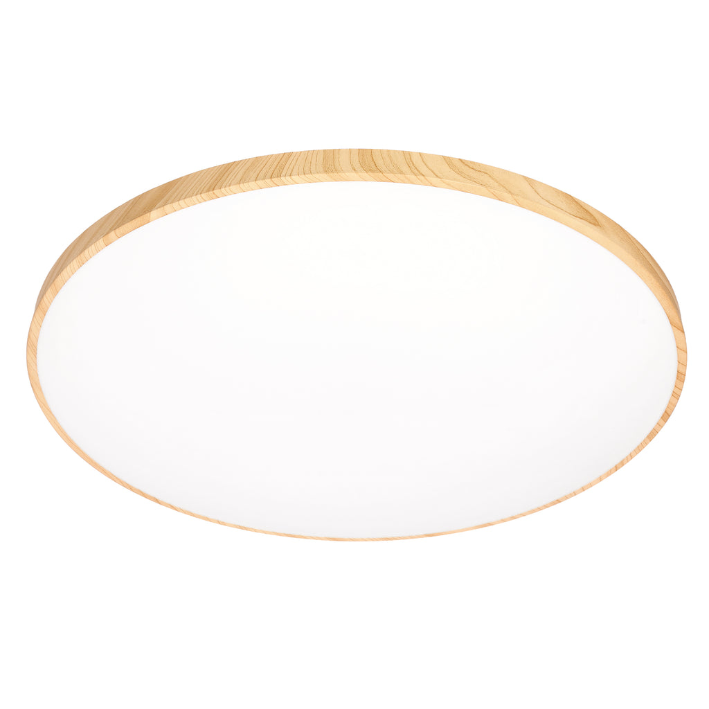 TENS lampa sufitowa plafon drew. LED 3000/4000/6000K 59cm klosz biały, pilot