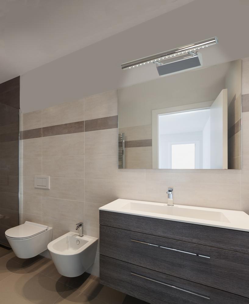 FORTE LED 2 lampa kinkiet 5W LED rurka okrągła chrom