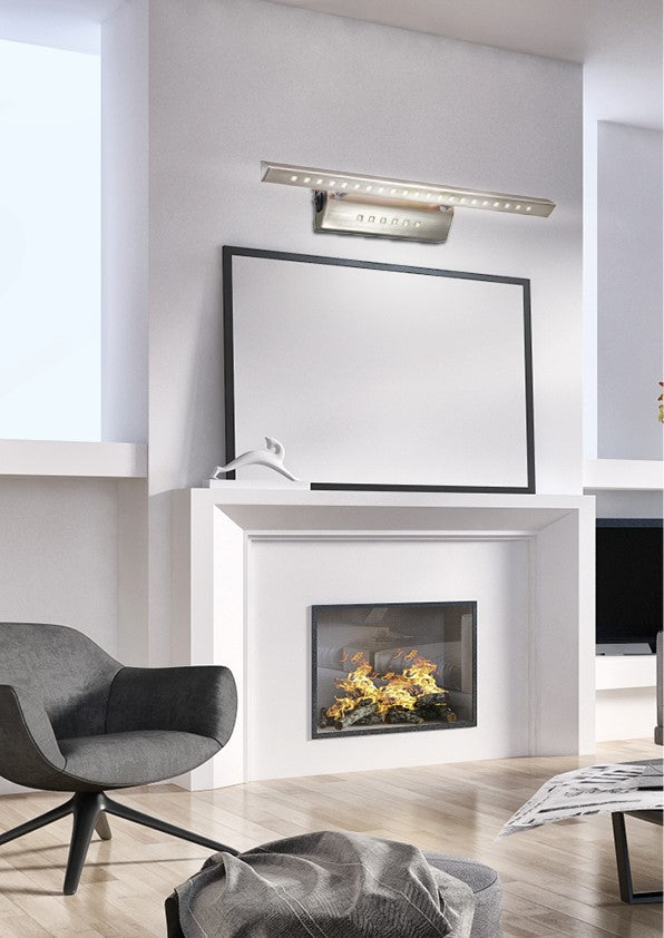 FORTE LED 3 lampa kinkiet LED rurka trójkątna z wyłącznikiem satyna