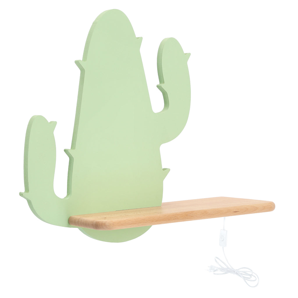 CACTUS 2 lampa kinkiet 4 LED 4000k iq kids z przew zielony