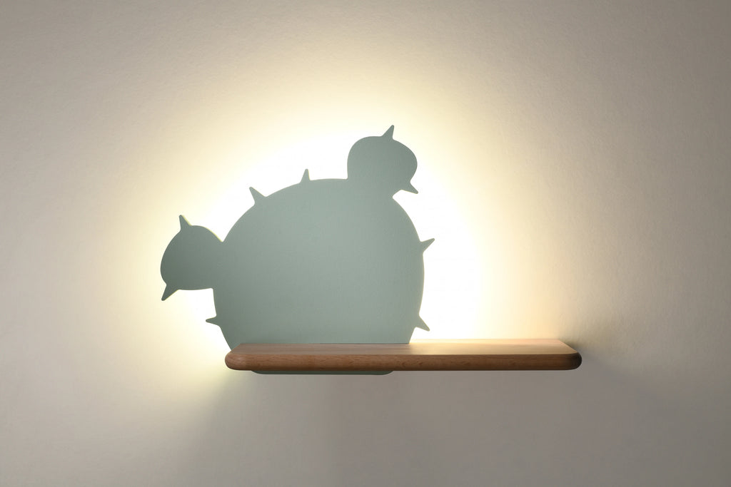 CACTUS 3 lampa kinkiet 4 LED 4000k iq kids z przew zielony