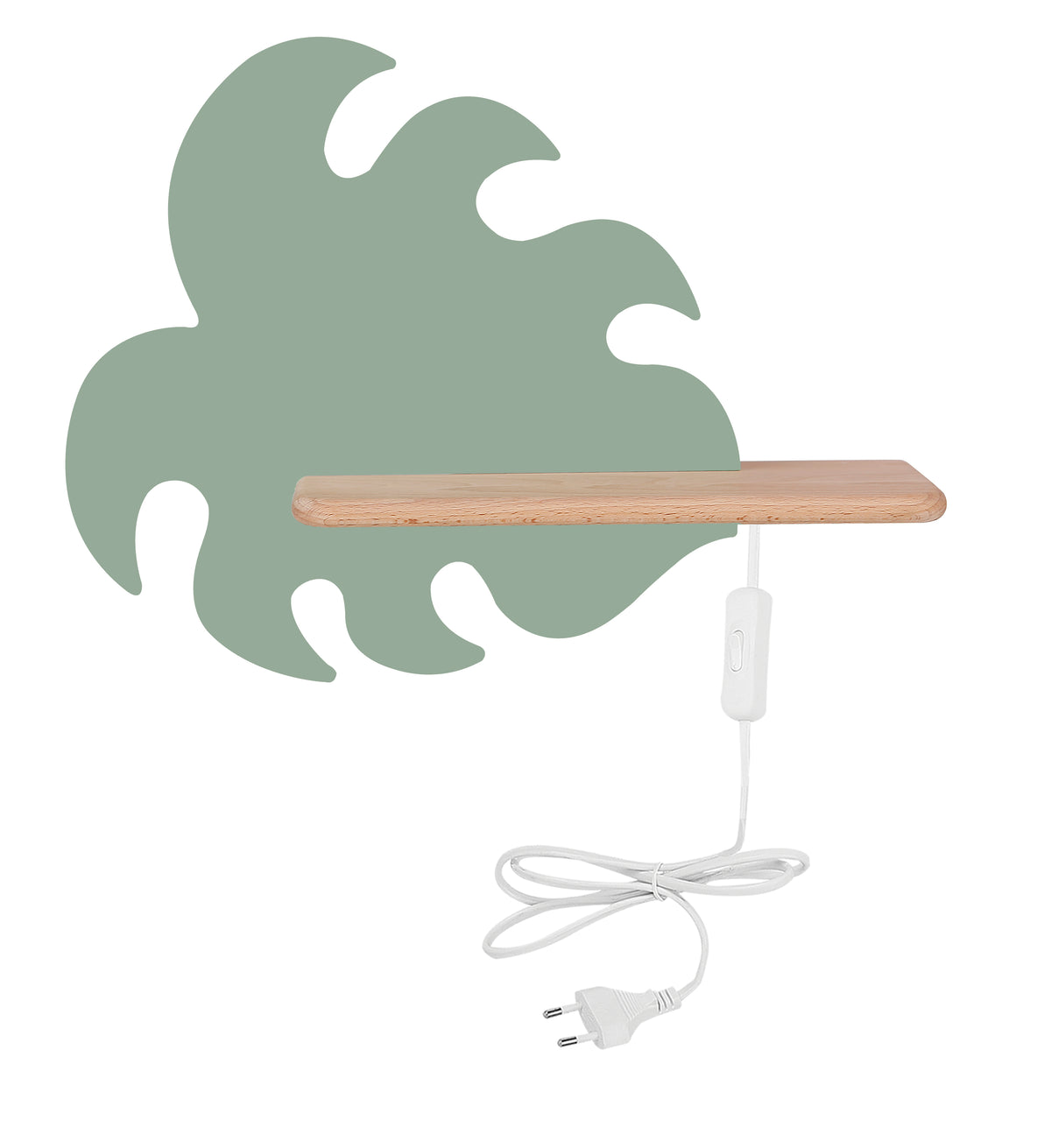 MONSTERA lampa kinkiet LED 4000k iq kids z przewodem