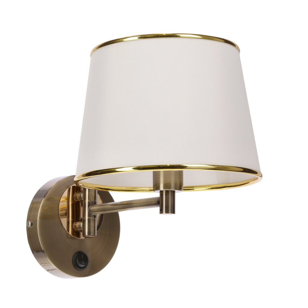 IBIS lampa kinkiet 1x40W E14 patyna
