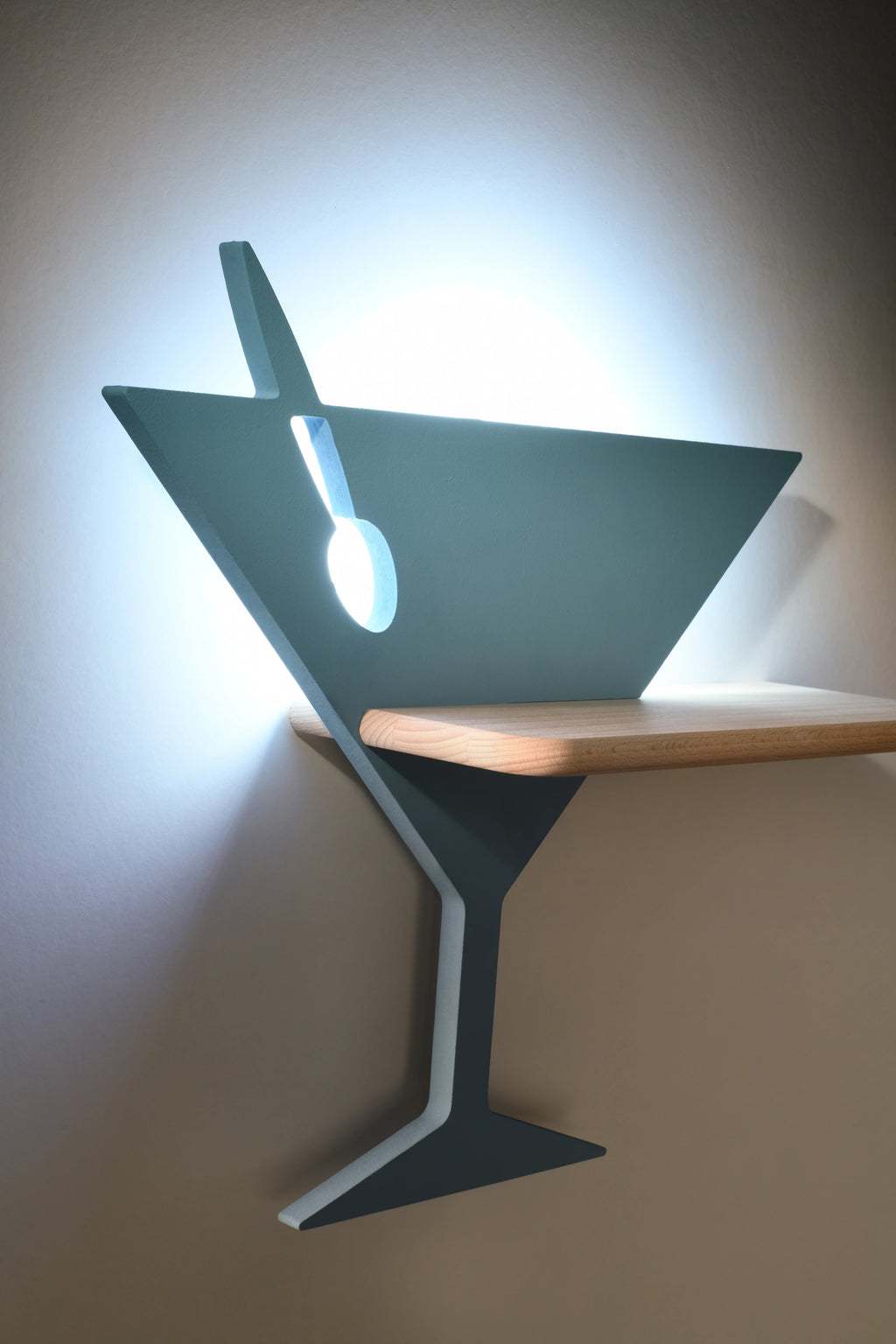 PICCOLO lampa kinkiet 4W LED 4000k iq kids z przewodem niebieski