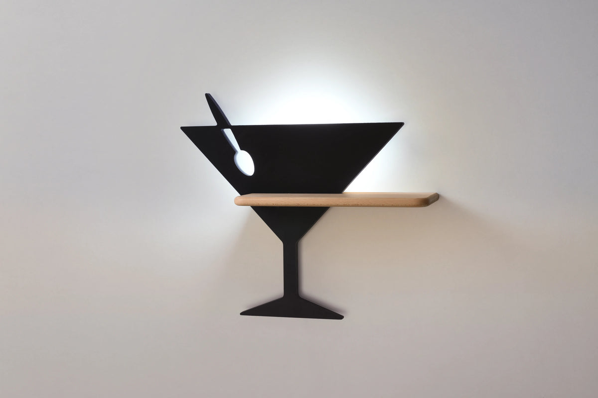 PICCOLO lampa kinkiet 4W LED 4000k iq kids z przewodem czarny