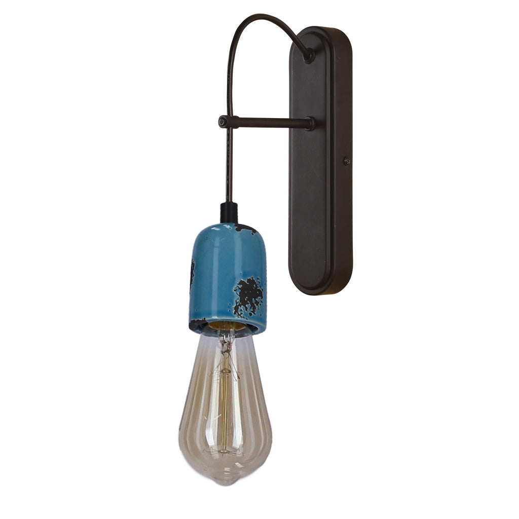 VIDER lampa kinkiet czarny 1x40W E27