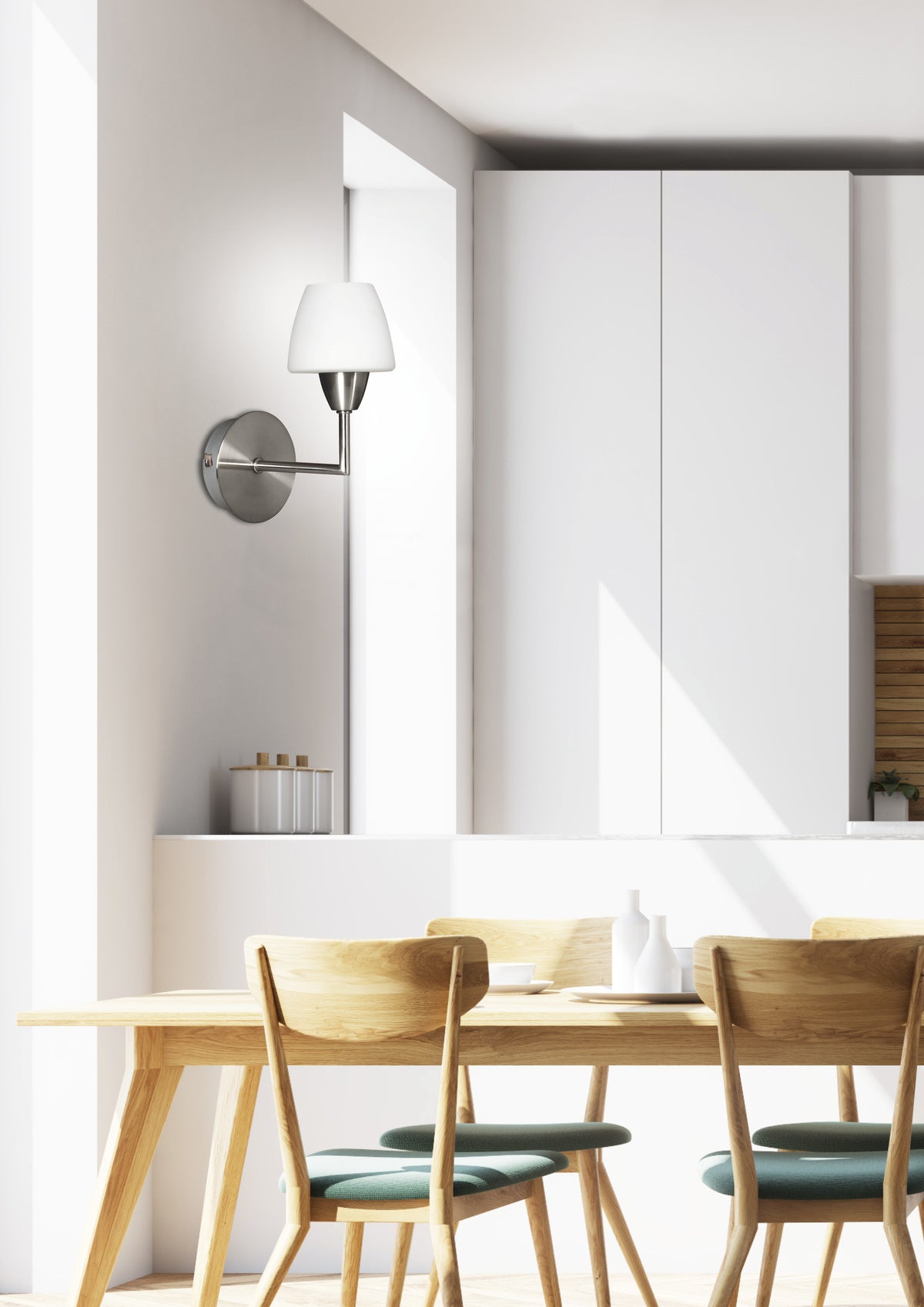 TOGO lampa kinkiet 1x40W G9 nikiel mat promocja