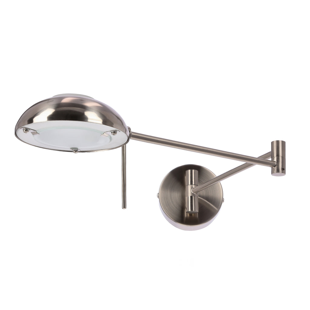LARGO lampa kinkiet 1x28W G9 satyna