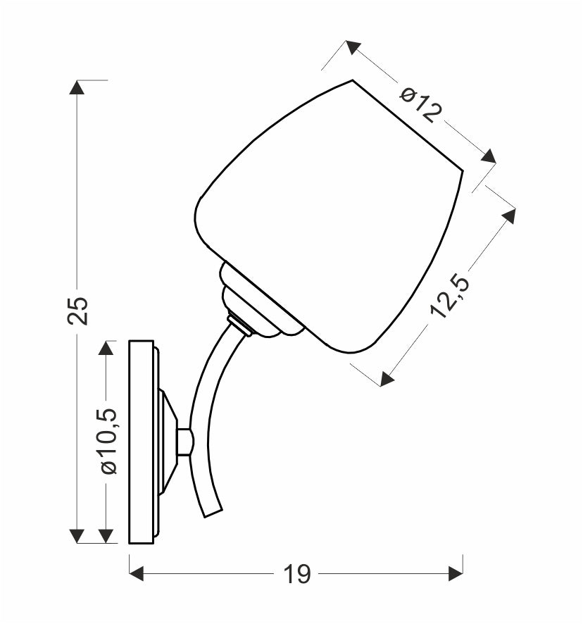 ZINA lampa kinkiet patynowy 1x40 E27 klosz biały